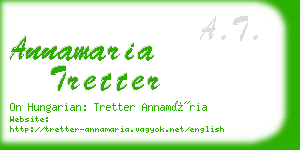 annamaria tretter business card